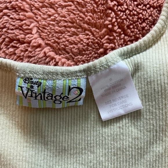 Disney Vintage 2 Pajamas Matching Set Top Size Small Bottoms Size Medium - Picture 3 of 6